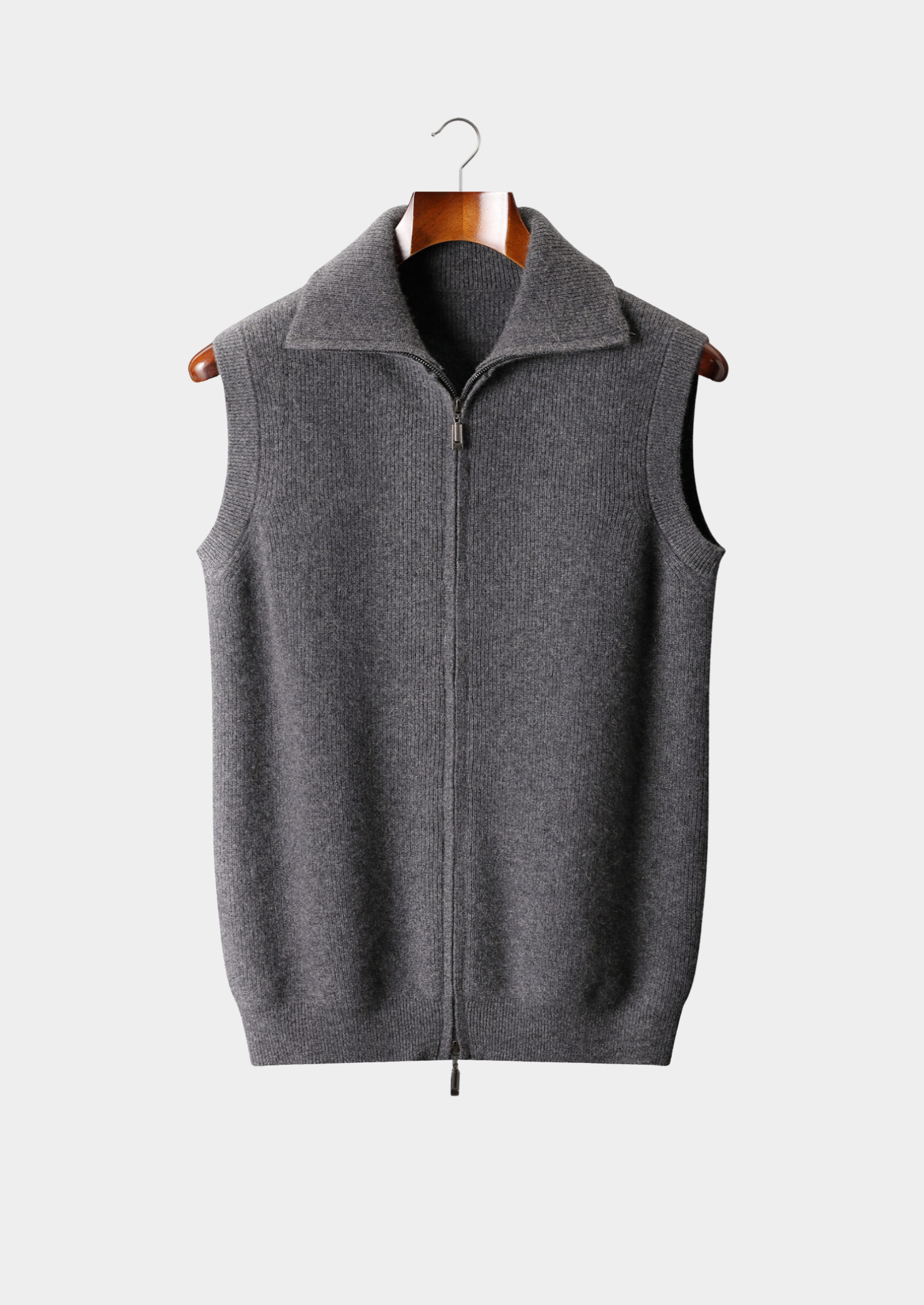 PURE CASHMERE BODY WARMER VEST